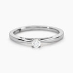 Bague Solitaire Iris Or Blanc Diamant - Solitaires Femme | Marc Orian