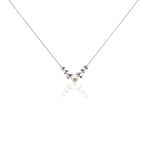 Collier Giambattista Argent Blanc Perle De Culture Oxyde De Zirconium - Colliers avec pierres Femme | Marc Orian