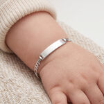 Bracelet Identite Bebe Or Blanc Bartolomee - Gourmettes Enfant | Marc Orian