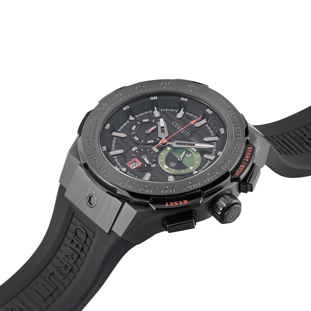Montre Cerruti Ruscello Noir - Montres &eacute;tanches Homme | Marc Orian