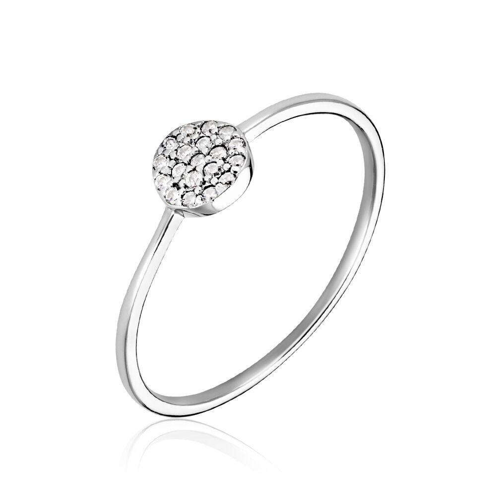 Bague Lorainne Argent Blanc Oxyde De Zirconium - Bijoux fantaisie Femme | Marc Orian