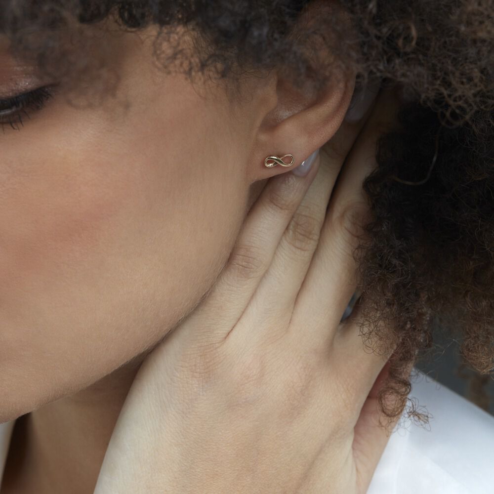 Boucles D'oreilles Puces Ajna Plaqué Or Jaune - Puces Femme | Marc Orian