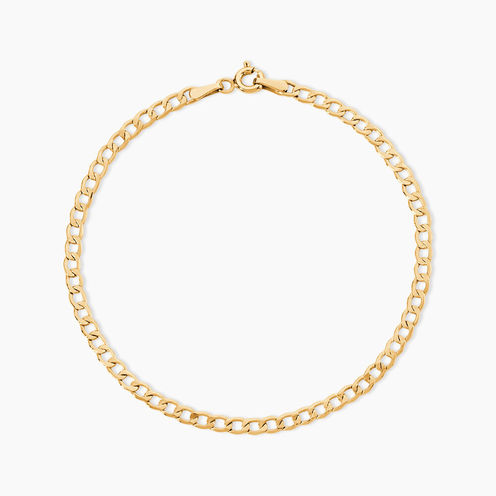 Bracelet Iris Or Jaune Maille Gourmette - Bracelets mailles Femme | Marc Orian