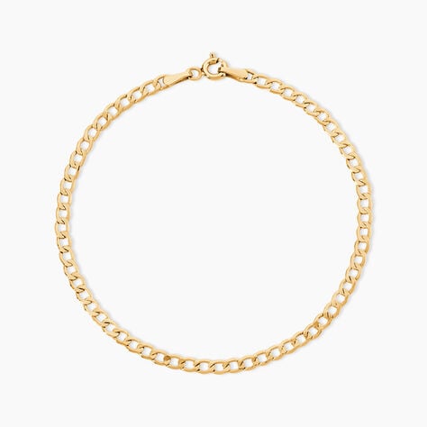 Bracelet Iris Or Jaune Maille Gourmette - Bracelets mailles Femme | Marc Orian