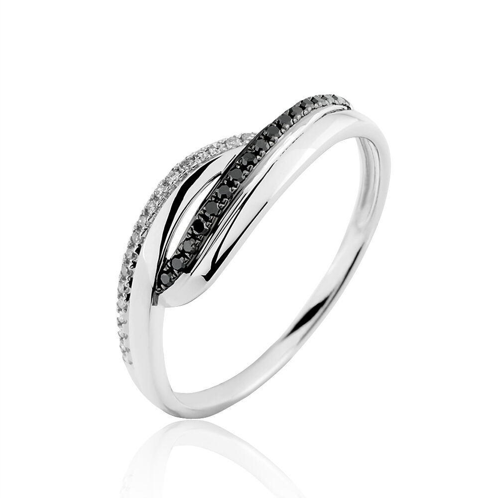 Bague Melinda Or Blanc Diamant - Bagues pierres précieuses Femme | Marc Orian