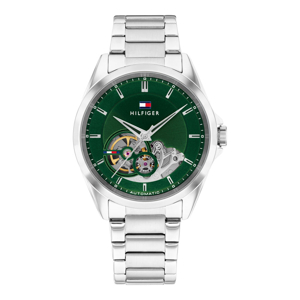 Montre Tommy Hilfiger Baker Automatic Vert - Montres automatiques Homme | Marc Orian