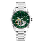 Montre Tommy Hilfiger Baker Automatic Vert - Montres automatiques Homme | Marc Orian