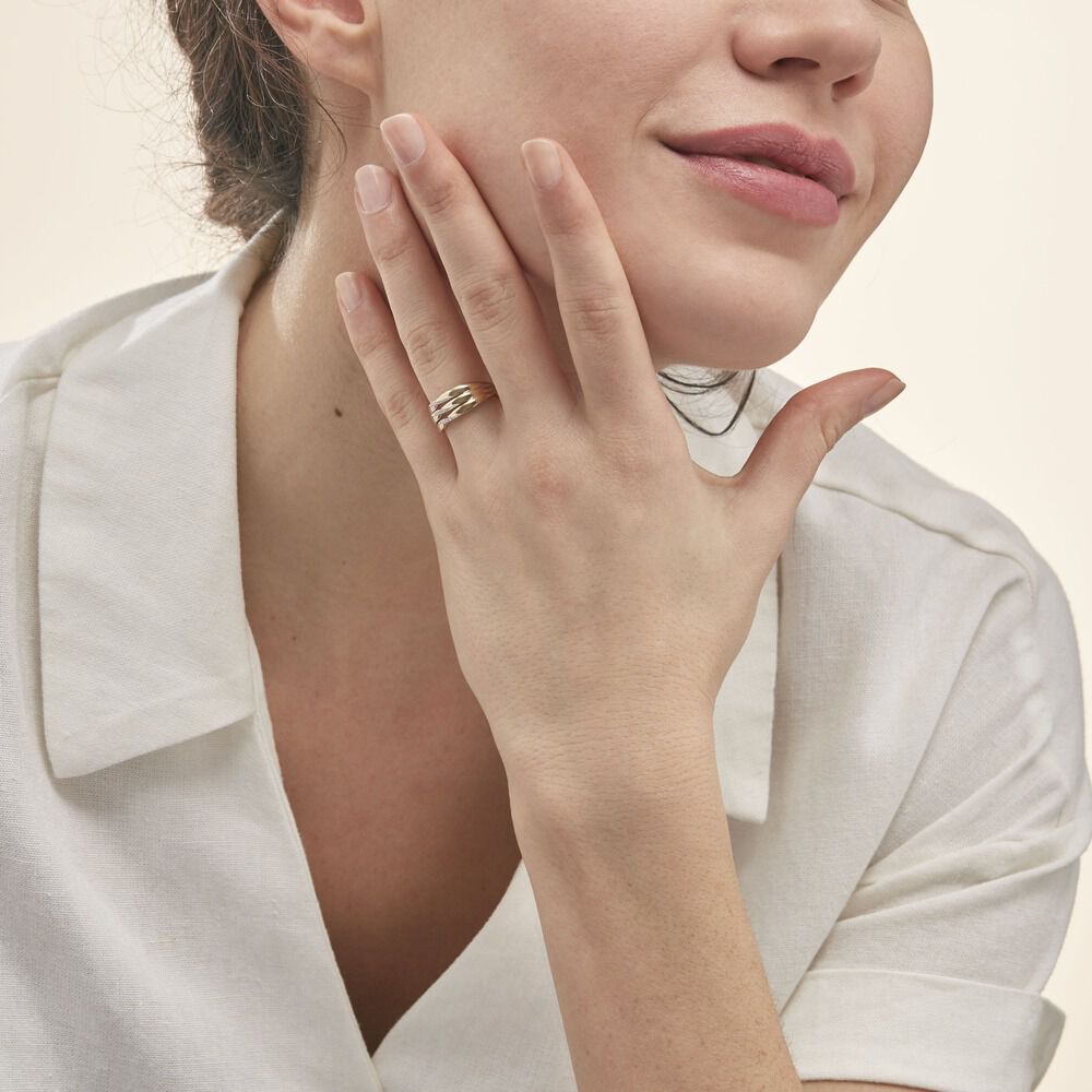 Bague Grasiella Or Jaune Diamant - Bagues pierres précieuses Femme | Marc Orian
