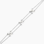 Bracelet Jacquine Argent Blanc Oxyde De Zirconium - Bracelets fantaisie Femme | Marc Orian