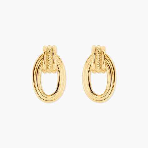 Boucles D'Oreilles Puces Izabela Or Jaune - Puces Femme | Marc Orian