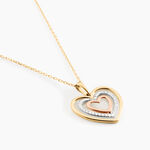 Collier Titaina Or Tricolore Diamant - Colliers avec pierres Femme | Marc Orian