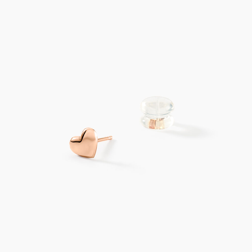 Boucles D'oreilles Puces Lison Or Rose - Puces Enfant | Marc Orian