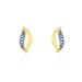 Boucles D'oreilles Puces Urbice Or Jaune Saphir - Puces Femme | Marc Orian