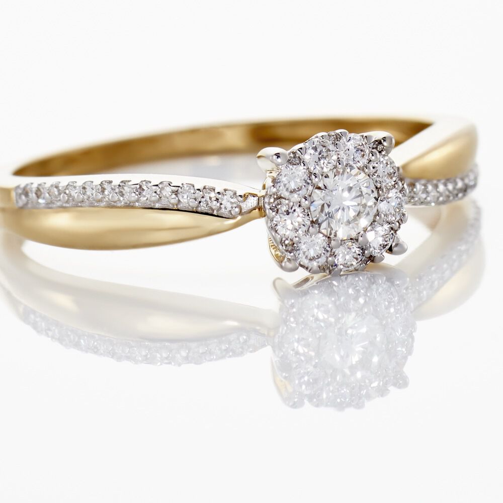 Bague Elfreda Or Jaune Diamant - Solitaires Femme | Marc Orian