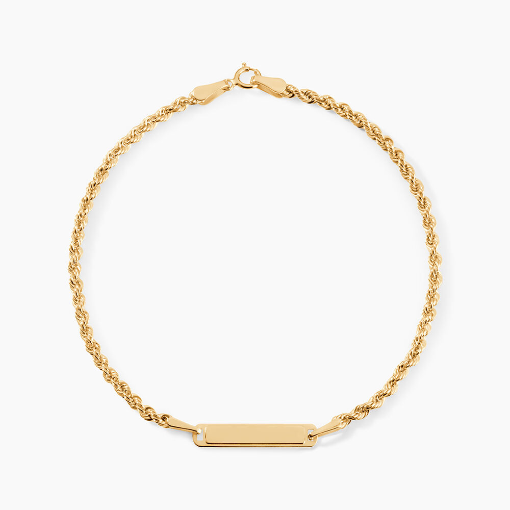 Bracelet Identit&eacute;e Edmontine Or Jaune - Gourmettes Femme | Marc Orian