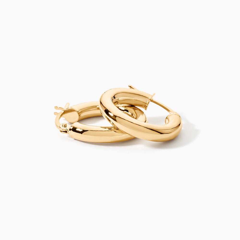 Cr&eacute;oles Ajania Or Jaune - Cr&eacute;oles Femme | Marc Orian
