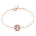 Bracelet Collin Argent Rose Oxyde De Zirconium - Bracelets chaînes Femme | Marc Orian