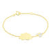 Bracelet Identité Ange Email Or Jaune - Gourmettes Enfant | Marc Orian