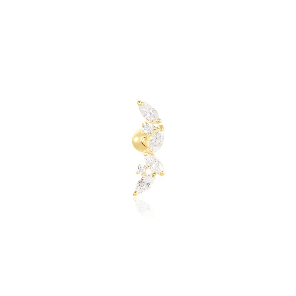 Piercing Nina Or Jaune Oxyde De Zirconium - Piercing Conch Femme | Marc Orian