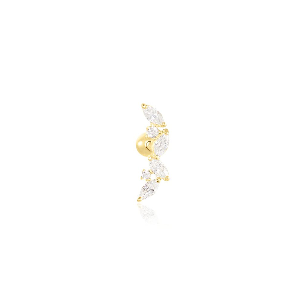 Piercing Nina Or Jaune Oxyde De Zirconium - Piercing Conch Femme | Marc Orian