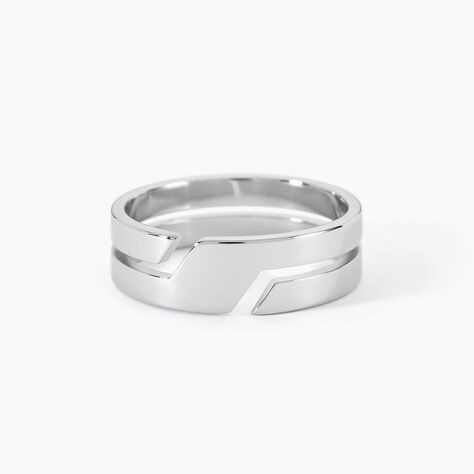 Bague Achille Acier Blanc - Bijoux fantaisie Homme | Marc Orian