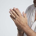 Bague Acier Blanc Ianis - Bijoux fantaisie Homme | Marc Orian