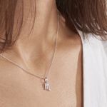 Collier Astra Argent Blanc Oxyde De Zirconium - Colliers avec pierres Femme | Marc Orian