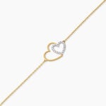 Bracelet Marineta Argent Dor&eacute; A L'Or 750/1000 Oxyde De Zirconium - Bracelets cha&icirc;nes  | Marc Orian