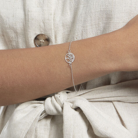 Bracelet Marijan Argent Blanc - Bracelets chaînes Femme | Marc Orian