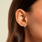 Boucles D'Oreilles Puces Annissa Plaqu&eacute; Or Jaune Oxyde De Zirconium - Puces Femme | Marc Orian