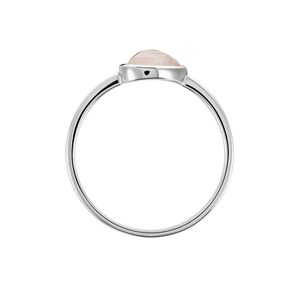 Bague Tao Argent Blanc Quartz - Bijoux fantaisie Femme | Marc Orian