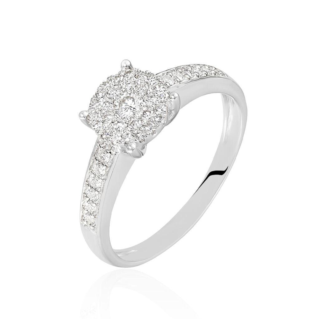 Bague Serena Or Blanc Diamant - Parures de mariage Femme | Marc Orian