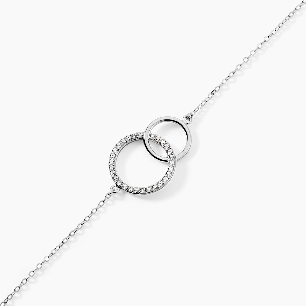 Bracelet Yalaz Argent Blanc Oxyde De Zirconium - Bracelets fantaisie Femme | Marc Orian