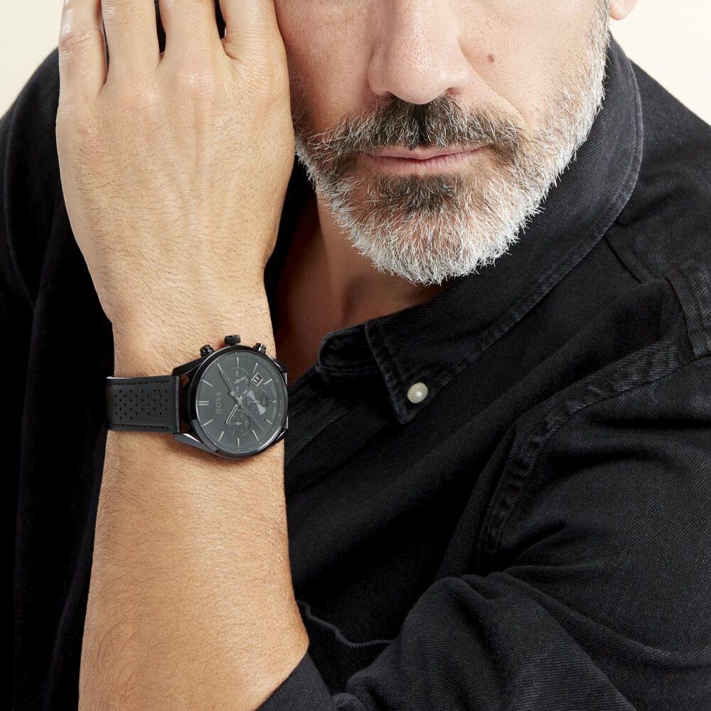 Montre Boss Champion Noir - Montres étanches Homme | Marc Orian