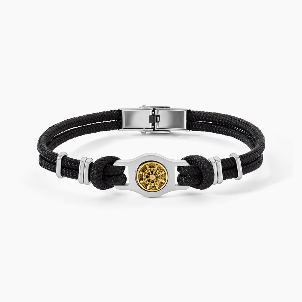 Bracelet Paulette Acier Blanc - Bracelets cordons Homme | Marc Orian
