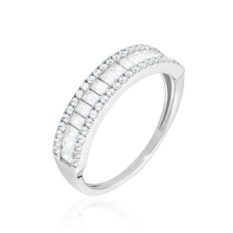 Bague Or Blanc Jacklyn Oxyde De Zirconium - Bagues avec pierre Femme | Marc Orian