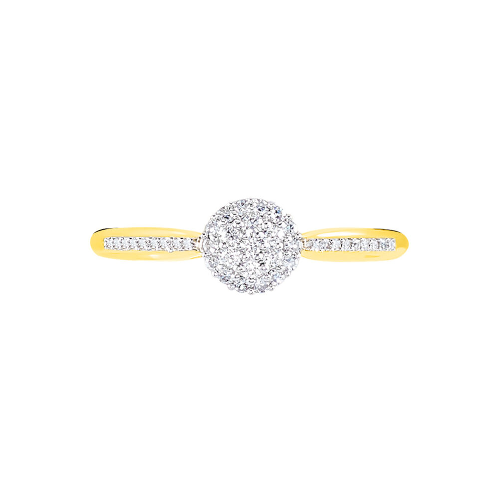 Bague Veranina Or Jaune Diamant - Bagues pierres précieuses Femme | Marc Orian