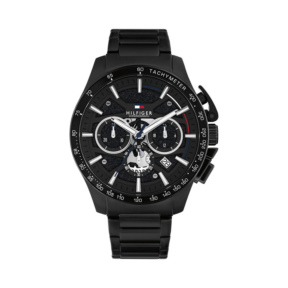 Montre Tommy Hilfiger Bank Noir - Montres &eacute;tanches Homme | Marc Orian