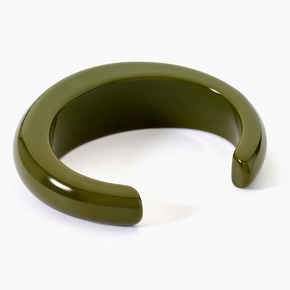Bracelet Jonc Clarys R&eacute;sine Vert - Bracelets Femme | Marc Orian