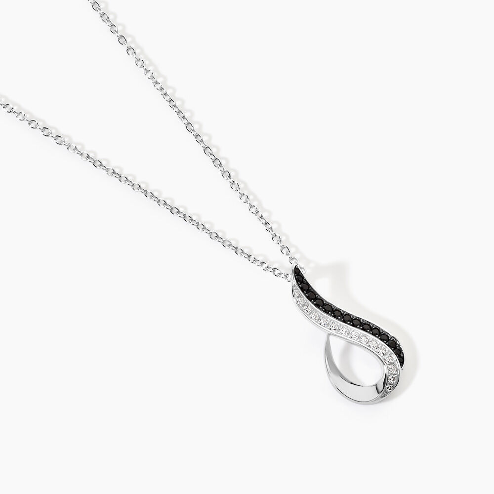 Collier Priscillia Argent Blanc Oxyde De Zirconium - Colliers avec pierres Femme | Marc Orian