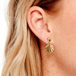 Boucles D'Oreilles Pendantes Glowy Acier Jaune - Pendantes Femme | Marc Orian