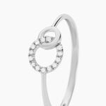 Bague Mahaut Or Blanc Diamant - Bagues pierres pr&eacute;cieuses Femme | Marc Orian