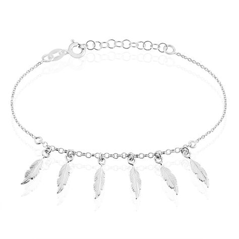 Bracelet Violka Argent Blanc - Bracelets chaînes Femme | Marc Orian