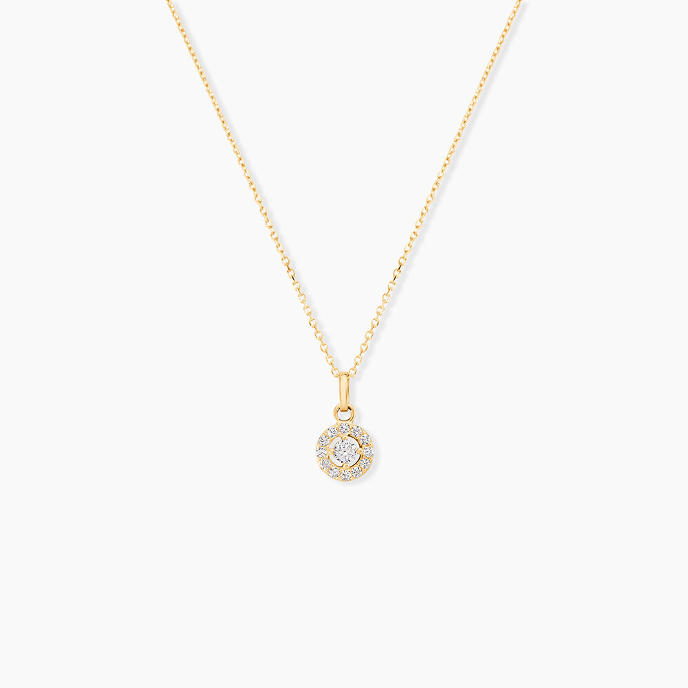 Collier Tahera Or Jaune Oxyde De Zirconium - Colliers avec pierres Femme | Marc Orian