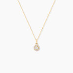Collier Tahera Or Jaune Oxyde De Zirconium - Colliers avec pierres Femme | Marc Orian