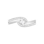 Bague Solitaire Vassilissa Or Blanc Diamant - Solitaires Femme | Marc Orian