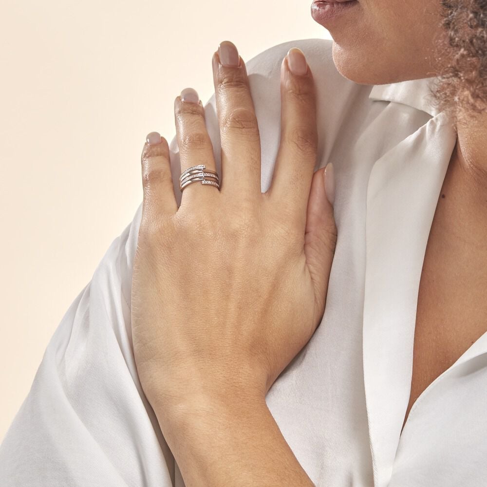 Bague Eleonore Or Blanc Diamant - Bagues pierres précieuses Femme | Marc Orian