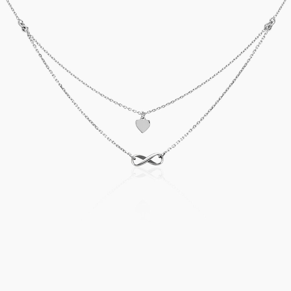 Collier Urielle Argent Blanc - Colliers ras du cou Femme | Marc Orian