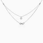 Collier Urielle Argent Blanc - Colliers ras du cou Femme | Marc Orian