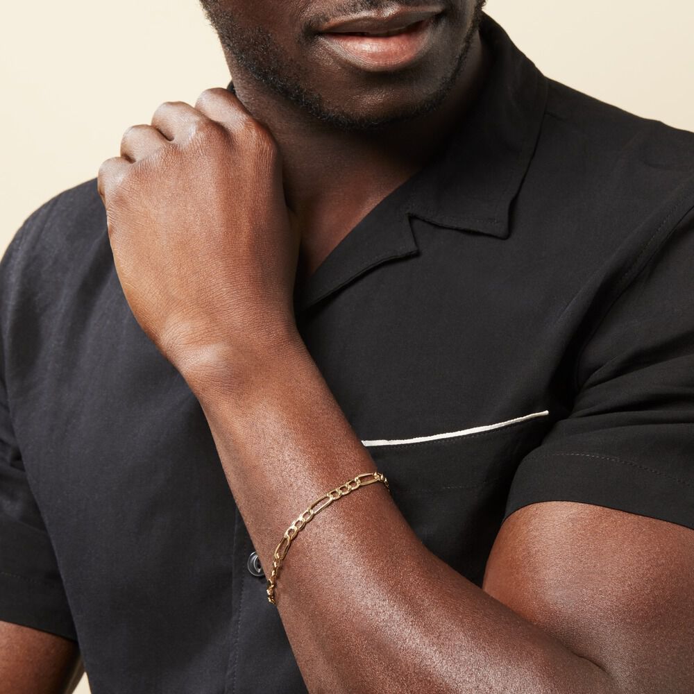 Bracelet Or Jaune Cameo - Bracelets mailles Homme | Marc Orian